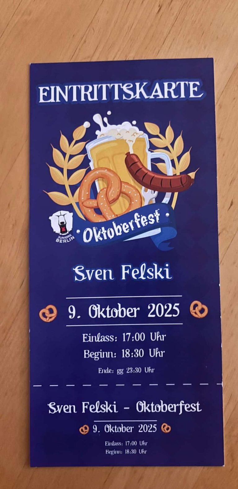 Oktoberfest bei Sven Felski