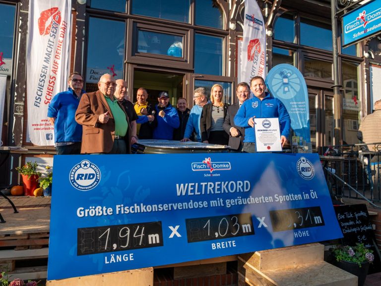 Fisch Domke Team beim Weltrekord in Heringsdorf