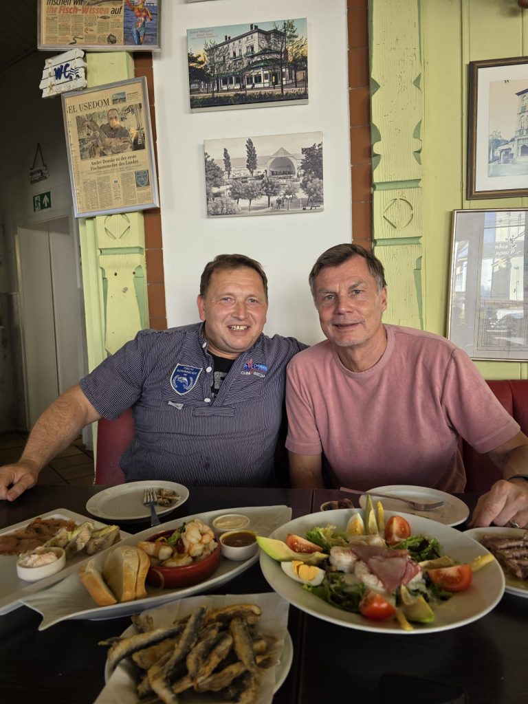 Thomas Helmer besucht Fischsommelier André Domke